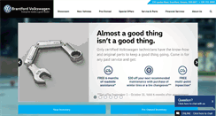 Desktop Screenshot of brantfordvw.com